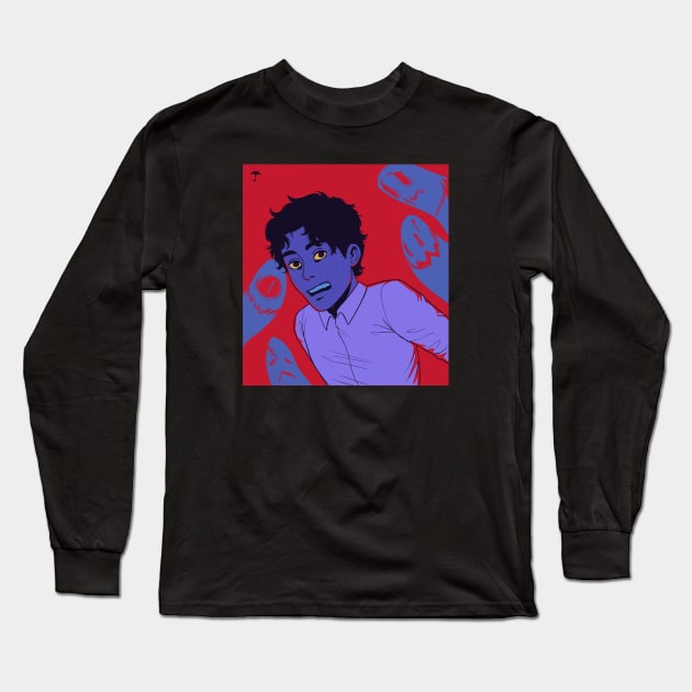 Klaus Hargreeves Long Sleeve T-Shirt by ColonelBaconBits